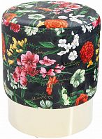 kare design пуф flores, коллекция "флорес" 35*42*35, полиэстер, дсп, сталь, мультиколор в Иркутске