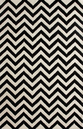 ковер zig zag чёрный 240х330 в Иркутске