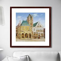 картина: the old town hall of amsterdam, 1657г. в Иркутске