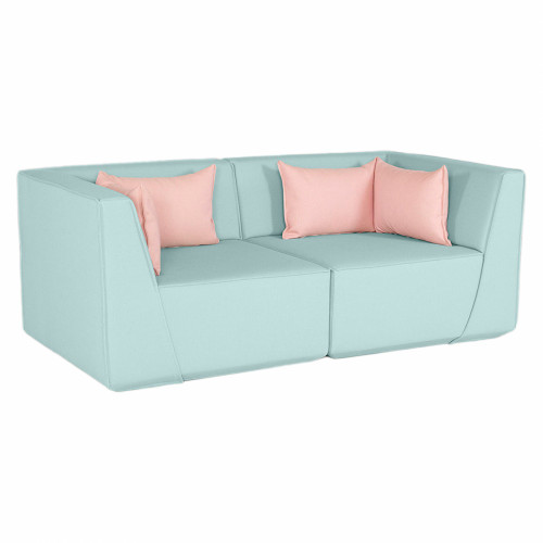 диван cubit sofa прямой голубой в Иркутске