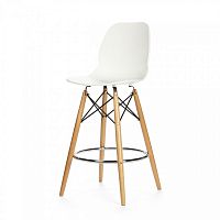 барный стул eiffel (eames style) белый в Иркутске