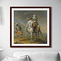 картина: empress elizaveta petrovna on horseback, 1745г. в Иркутске
