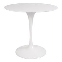 стол eero saarinen style tulip table top mdf d80 глянцевый белый в Иркутске