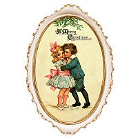 картина на холсте «с новым годом!» в раме «сандрин», версия 4 в Иркутске