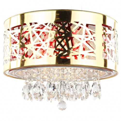 люстра nicolette золото, прозрачная в Иркутске