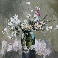 картина маслом красивые цветы fiori в Иркутске