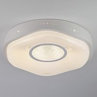 потолочный светодиодный светильник eurosvet shine 40011/1 led белый в Иркутске