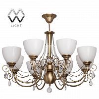 подвесная люстра mw-light фелиция 347016608 белая в Иркутске