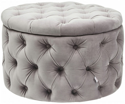kare design пуф desire, коллекция "желание" 73*46*73, бархат, полиуретан, сосна, серый в Иркутске