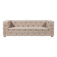 диван soho tufted прямой бежевый в Иркутске