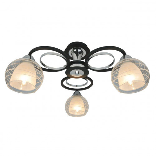 потолочная люстра arte lamp ginevra a1604pl-3bk в Иркутске