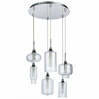 дизайнерская подвесная люстра spot light larissa 1890628 хром в Иркутске