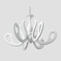 потолочная светодиодная люстра ambrella light orbital classic fk81/6 wh 292w d640 белая в Иркутске