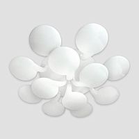 потолочная светодиодная люстра ambrella light orbital cloud fc26/12 wh 432w d1140 в Иркутске