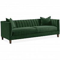 диван penelope sofa прямой зеленый в Иркутске