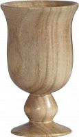 ваза кубок деревянная 13,5х18 см goblet в Иркутске