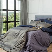комплект постельного белья decoflux сатин евро twist dark в Иркутске