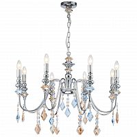 подвесная люстра lucia tucci maya 4450.8 chrome в Иркутске