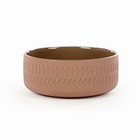 тарелка tactile диаметр 15 коричневый в Иркутске
