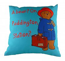 подушка с принтом paddington bear blue в Иркутске