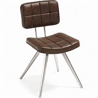 стул lola seat pu brown ножки из нержаеющей стали c589u09 от la forma (ex julia grup) в Иркутске