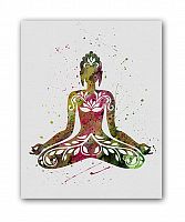 постер yoga а4 в Иркутске