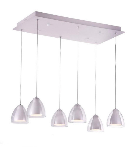 подвесная люстра idlamp mirella 394/6-ledwhite в Иркутске