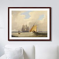 картина: the sailboat, 1829г. в Иркутске