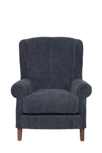 кресло shannon серо-синее в Иркутске