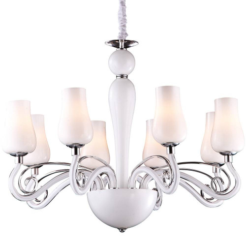 подвесная люстра arte lamp biancaneve a8110lm-8wh в Иркутске