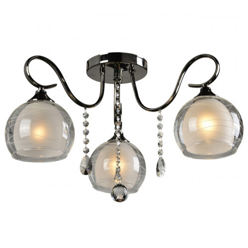 потолочная люстра idlamp merinella 877/3pf-darkchrome в Иркутске