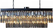 люстра odeon l110 black&glass чёрная, прозрачная в Иркутске
