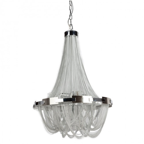 люстра firenzo серебро, прозрачная в Иркутске