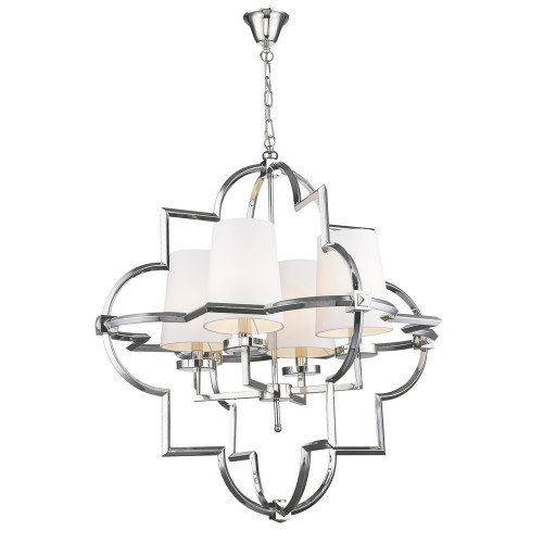 люстра mandeville l nickel от delight collection белая/никель в Иркутске