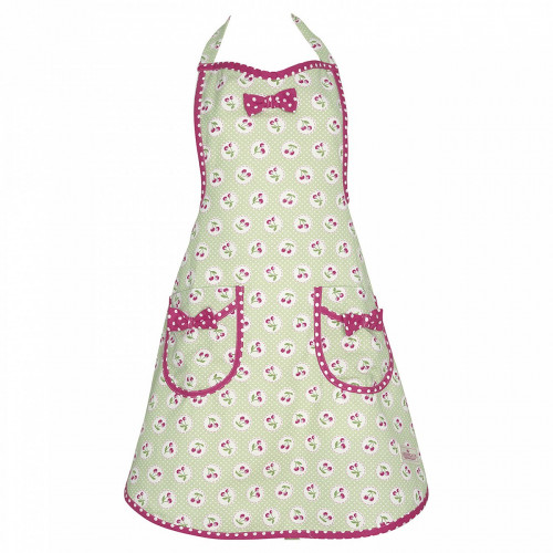 фартук cherry berry p.green w/bow в Иркутске