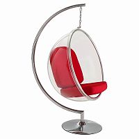 кресло bubble chair with stand красное в Иркутске