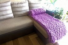 плед нежность фиолетовый большой в Иркутске