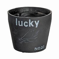 цветочный горшок lucky чёрный в Иркутске