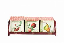 набор емкостей для хранения на подставке fruits в Иркутске